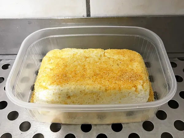 Fokhagymás lágy kecskesajt